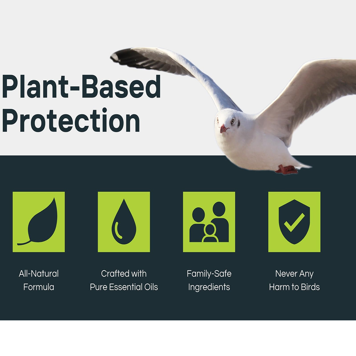 Colton's Naturals plant-based spray provides a multi-sense deterrent without harsh odors.