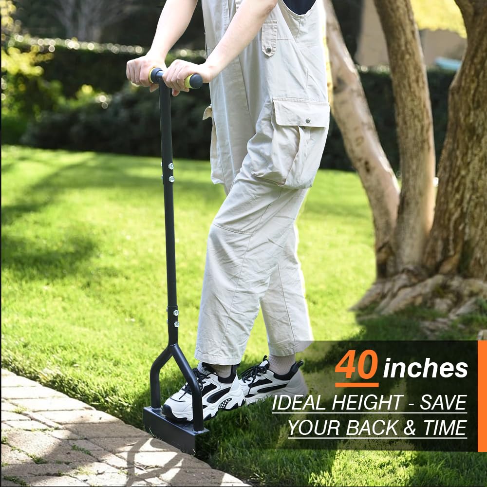 Colwelt 40-inch height reduces back strain while edging.