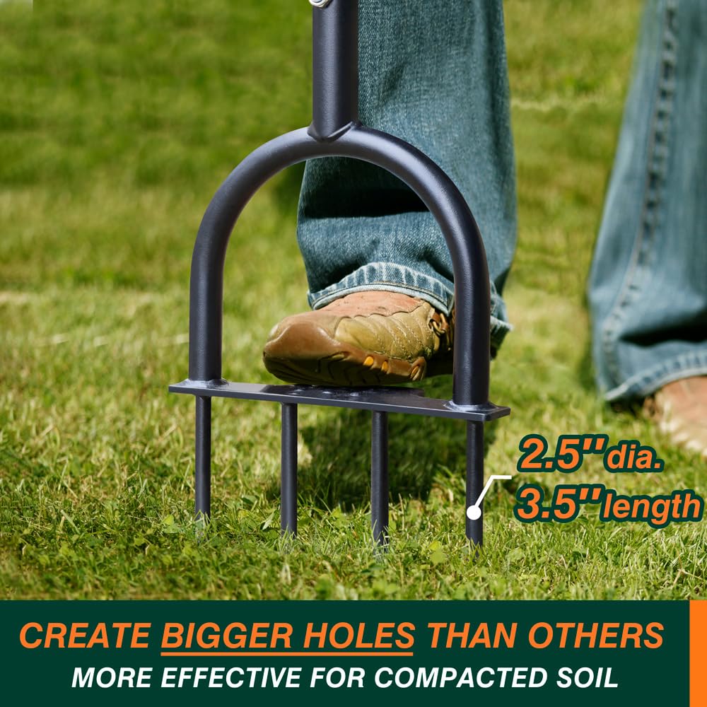 Colwelt cushioned T-handle offers comfortable grip during long sessions.