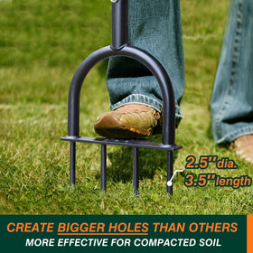 Colwelt cushioned T-handle offers comfortable grip during long sessions.