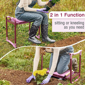 Colwelt EVA foam pad in purple kneeler cushions knees.