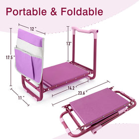 Colwelt gloves included complement the purple kneeler.