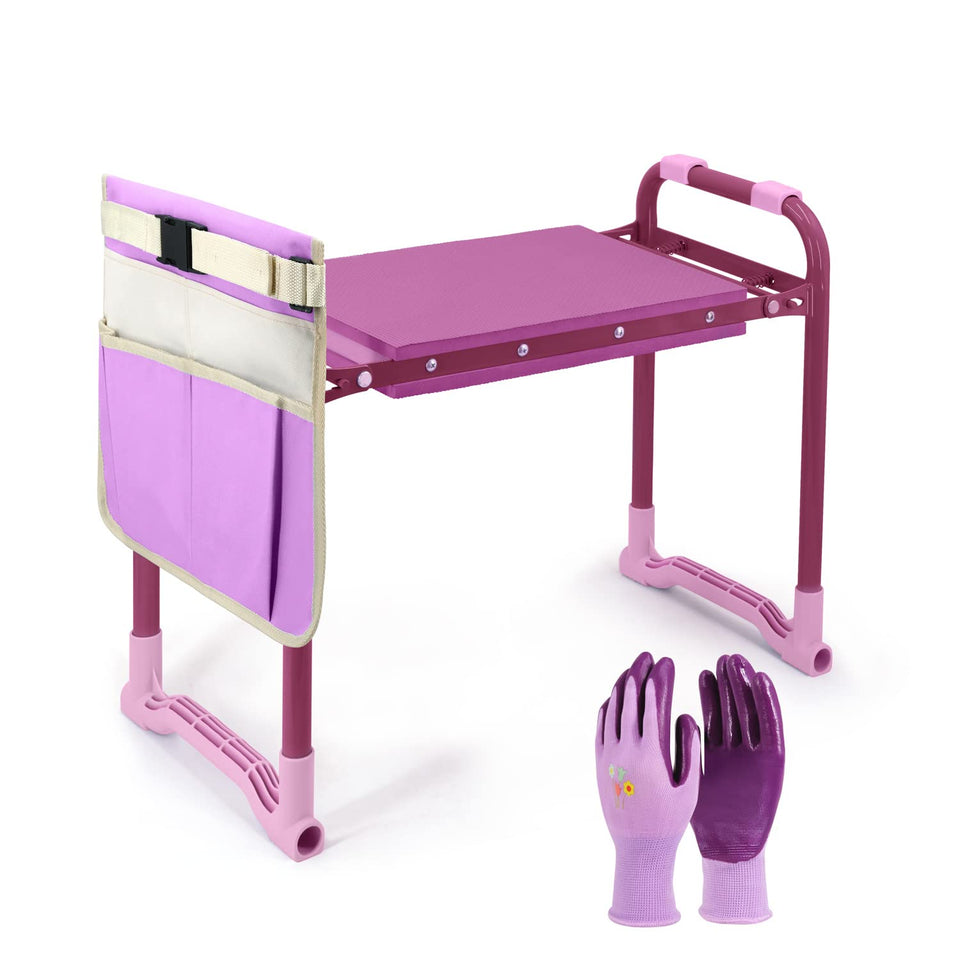 Colwelt Garden Kneeler upgraded steel-frame for stable kneeling.