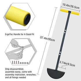 Colwelt Half Moon Edger compact design saves space in the shed.