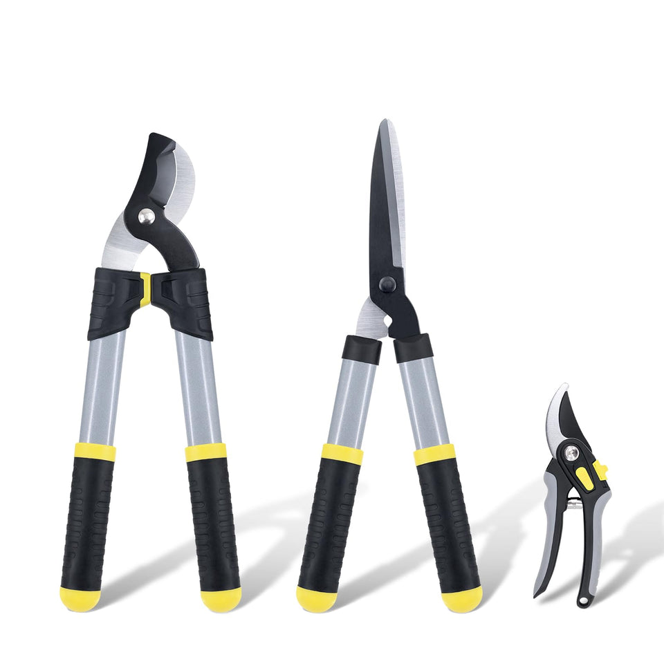 Colwelt loppers 16-5-inch bypass blade close-up for strong, clean cuts.