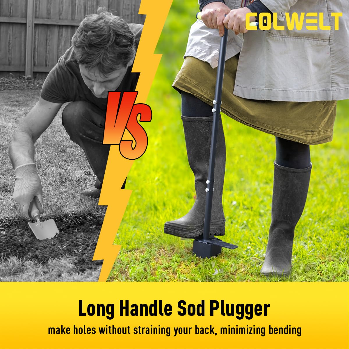 Colwelt anti-slip pedals for stable operation and soil penetration