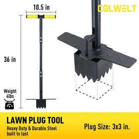 Colwelt tool with dual pedals for improved balance while digging
