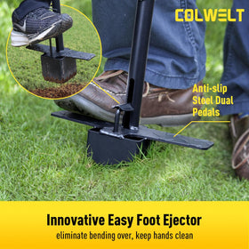 Colwelt built-in quick-release foot ejector releases plug cleanly
