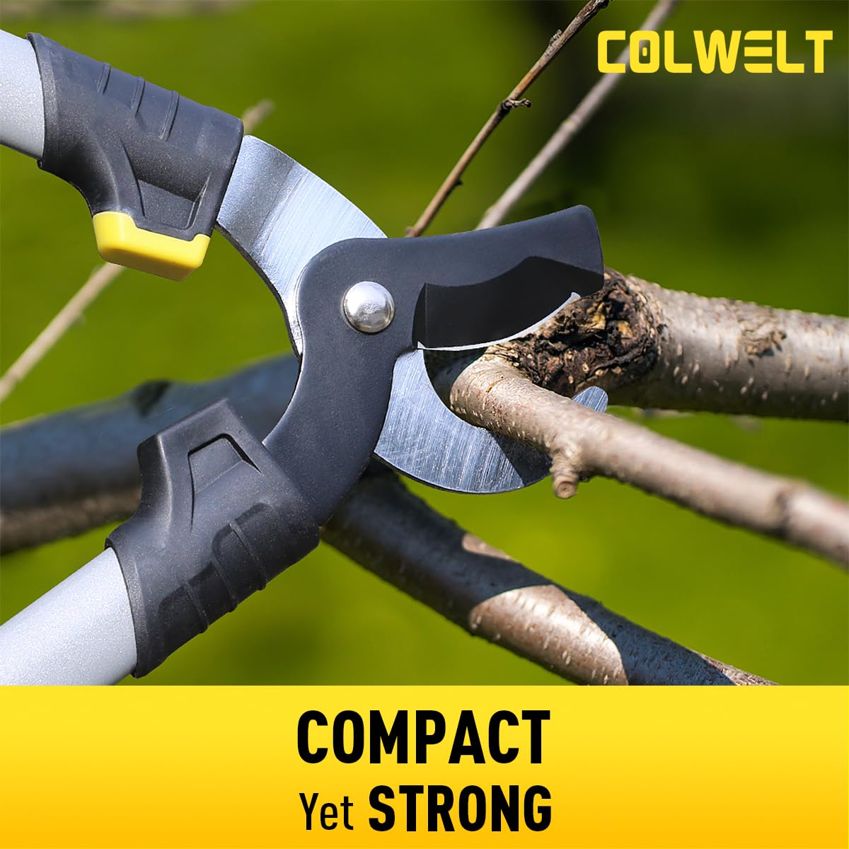 Colwelt soft-grip handle close-up highlighting comfortable grip.