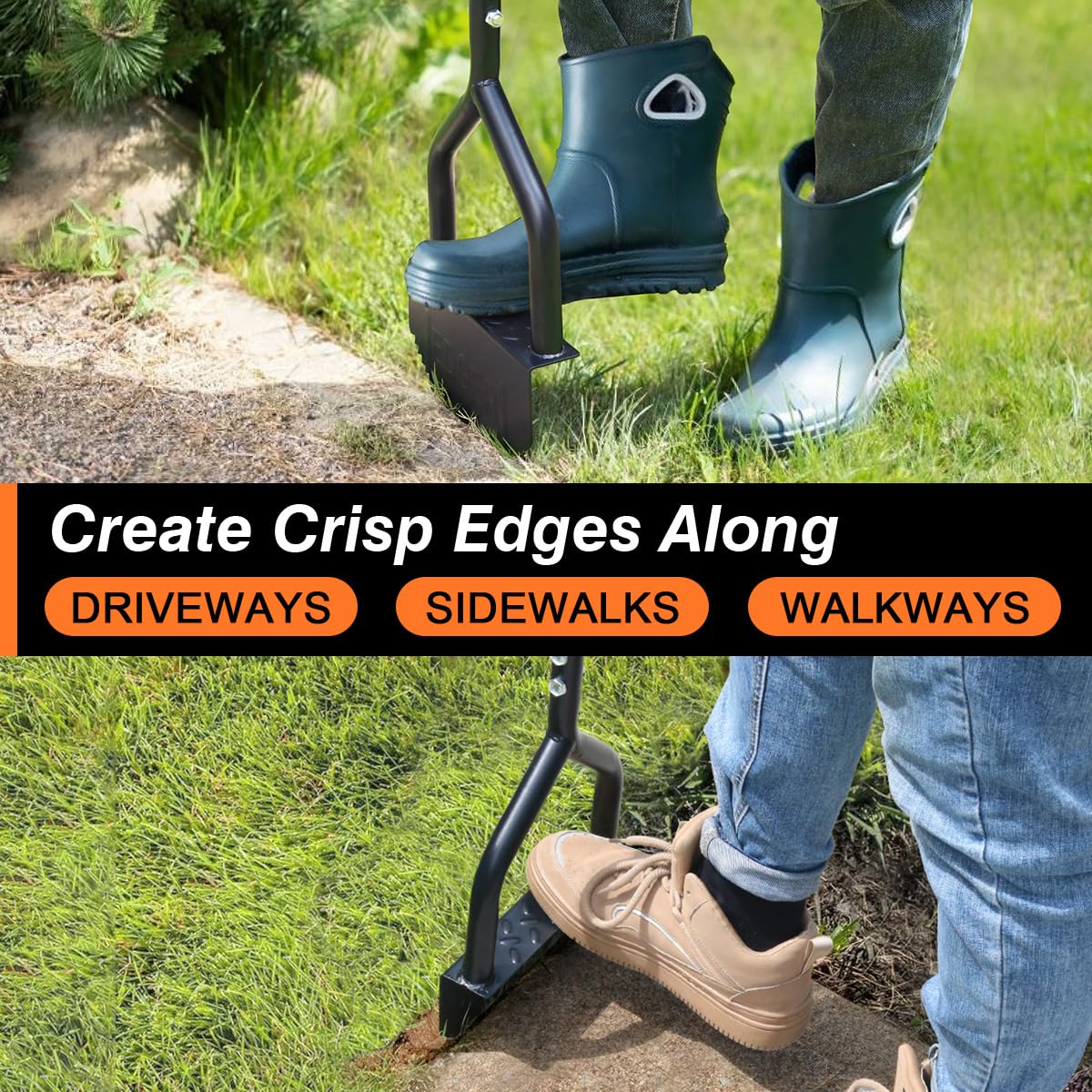 Colwelt solid steel construction for durable garden edging tasks.