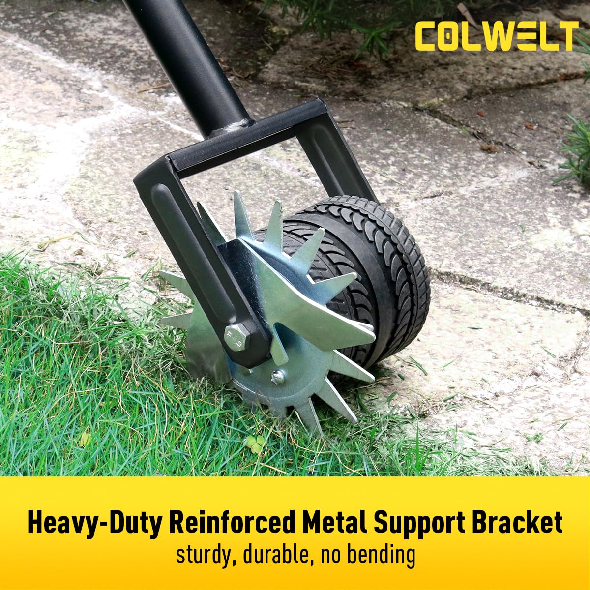 Colwelt chrome blades close-up showing rust-resistant serrations for clean cuts.