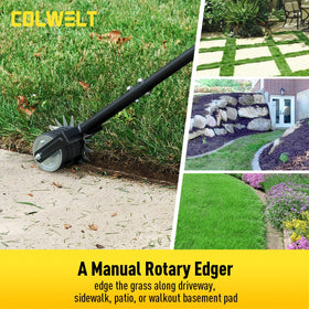 Colwelt edge along sidewalk demonstrates crisp boundary lines with minimal effort.