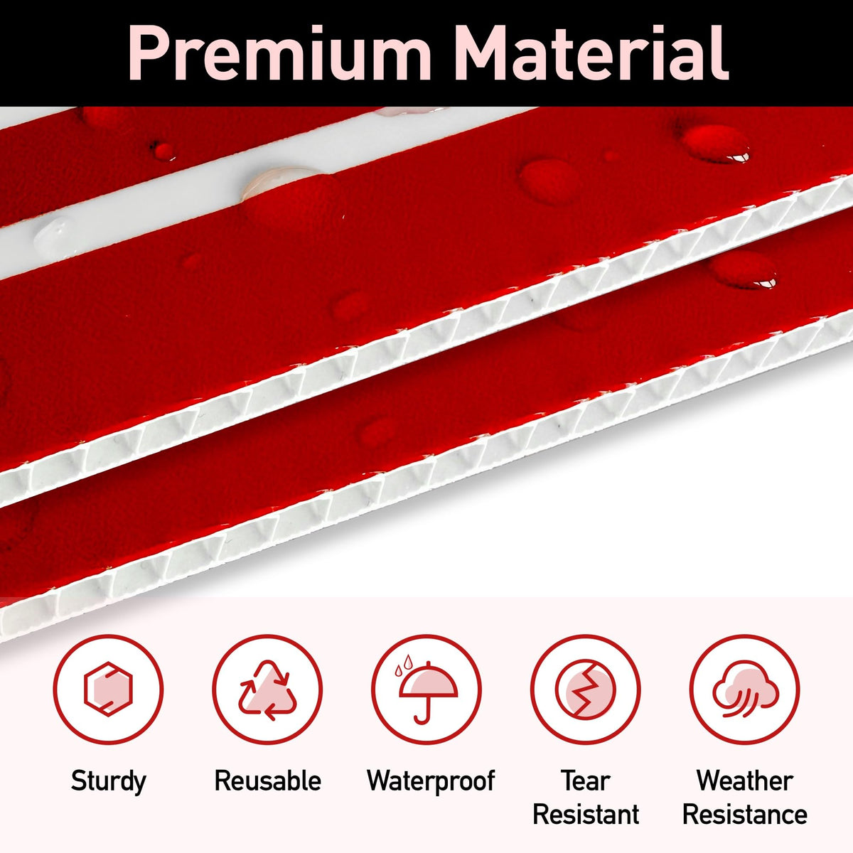 ComboJoy double-sided prints maximize readability from both directions.