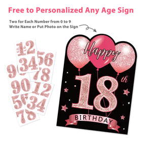 ComboJoy personalized age sign numbers customize any birthday moment beautifully.