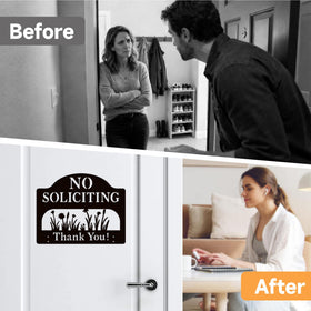 ComboJoy front door sign enhances curb appeal and clear messaging.
