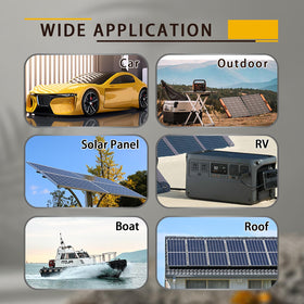 COMeap 3.4ft length enables flexible solar panel setups.