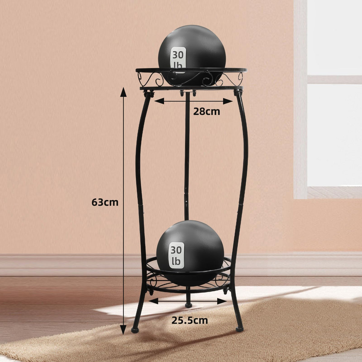Cometofit close-up shows durable rustproof coating for outdoors