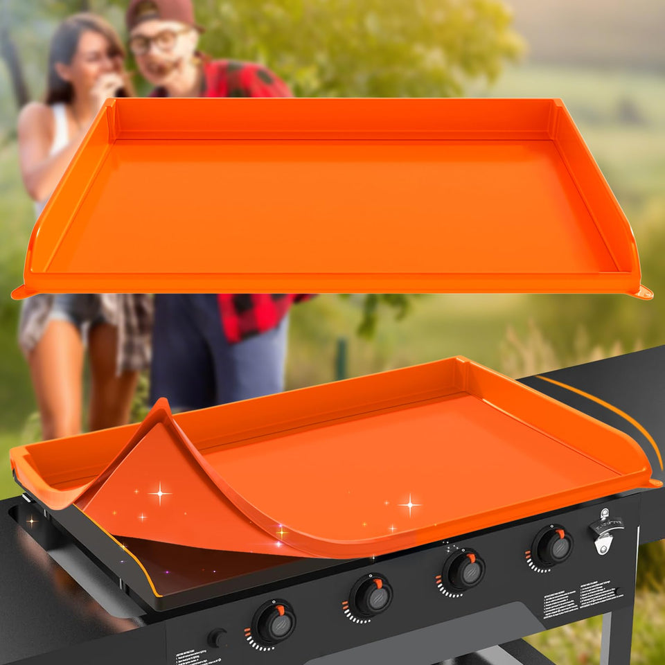 Comfamoli 36-inch silicone griddle cover wrapped around for full protection