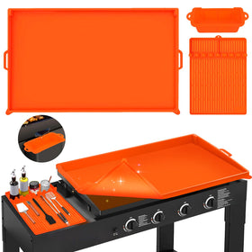 Comfamoli 36-inch silicone griddle mat with full-edge fit protects Blackstone surface.