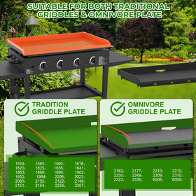 Comfamoli silicone griddle cover protecting against rust and moisture