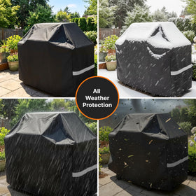 COMFY LIME Lime Grill Cover compatible with Weber Genesis Char-Broil Nexgrill