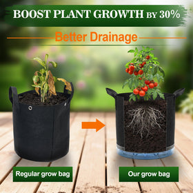 ComfyKit grow bags suitable for indoor and outdoor gardening