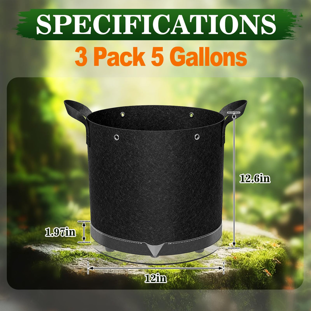 ComfyKit 3-pack reservoir detail showing bottom water system for steady moisture