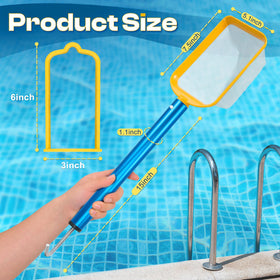 ComfyKit detachable fine mesh net traps leaves and small debris from the surface.