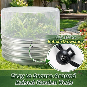 Protects vegetables, herbs, and fruits with a versatile garden barrier.