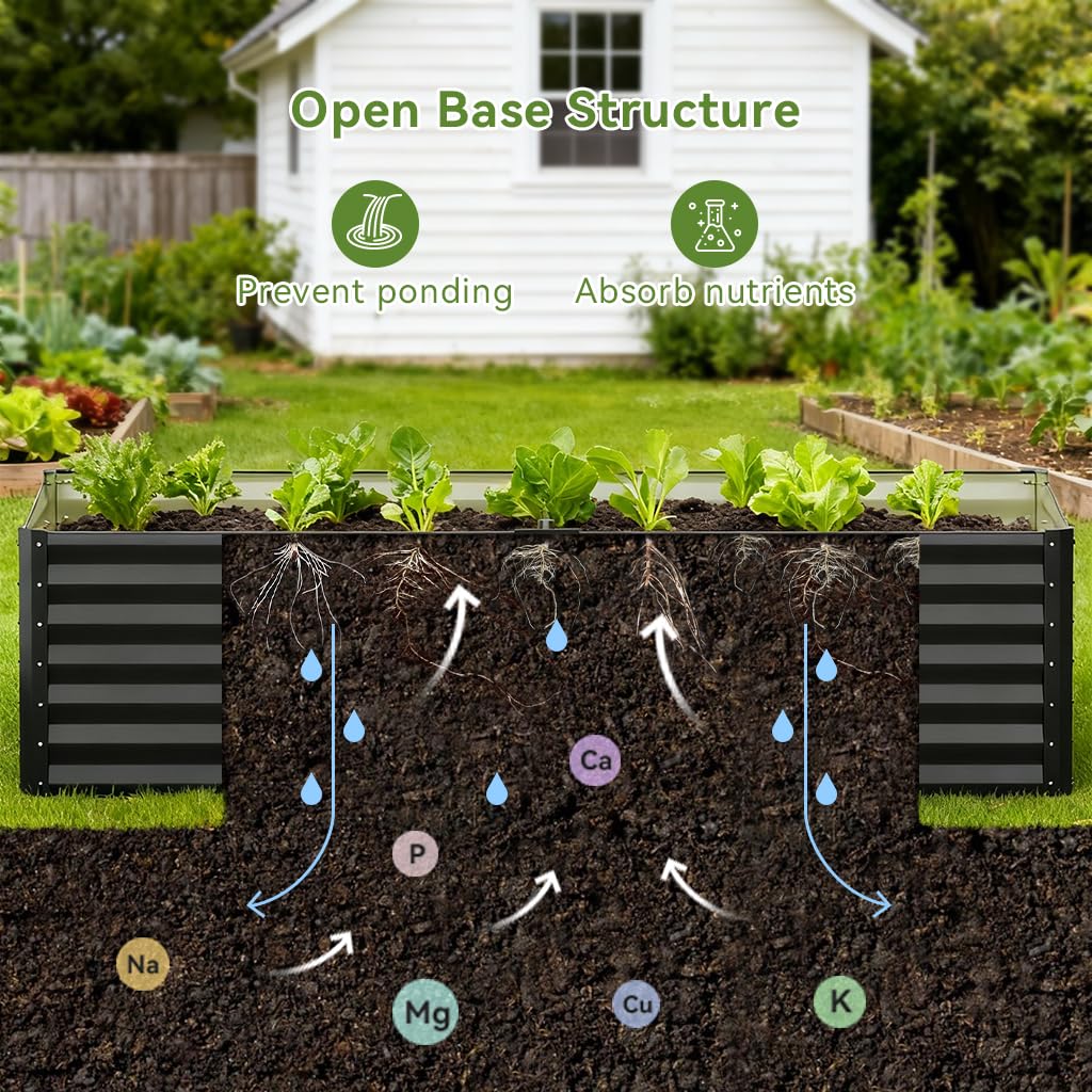 COMHOMA open-bottom drainage promotes healthy root growth