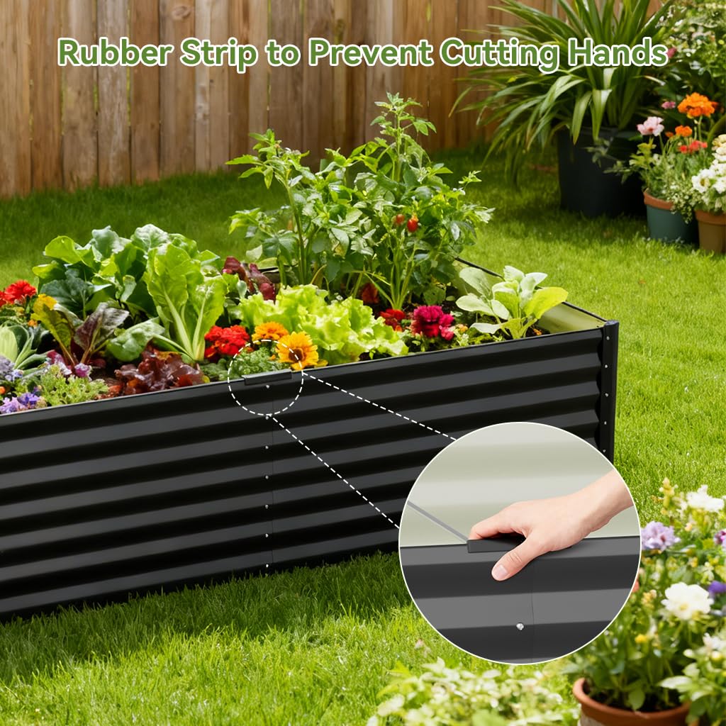 COMHOMA powder-coated finish resists weather for long-lasting appeal