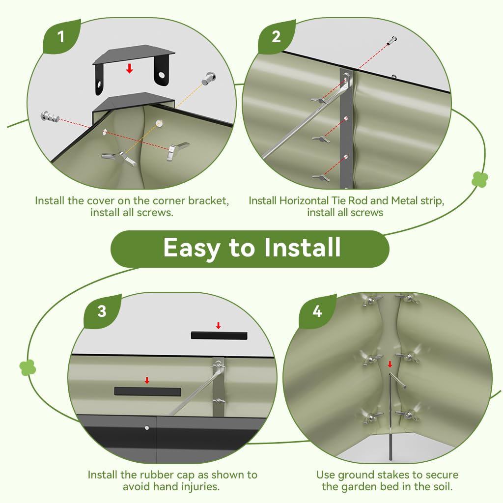 COMHOMA spacious bed for vegetables and herbs in compact spaces