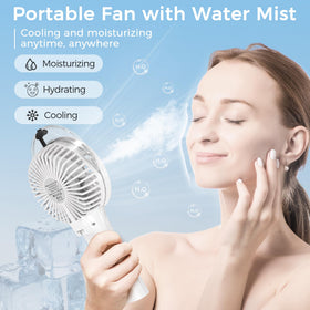COMLIFE ultrasonic nano mist atomizer hydrates skin without makeup disruption.