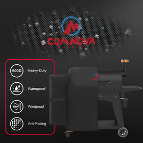 Comnova 600D waterproof PU coating shields outdoors from moisture