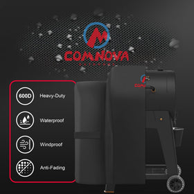 Comnova adjustable Velcro sides tailor fit for various pellet grills.