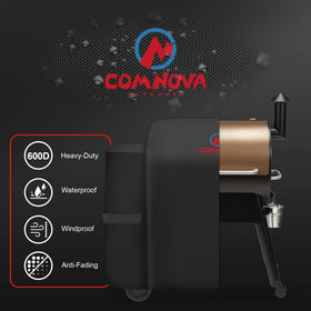Comnova adjustable Velcro straps demonstrate secure fit against winds