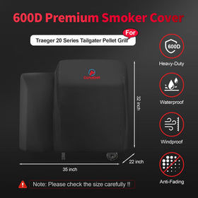 Comnova Tailgater cover with adjustable Velcro ensures secure fit