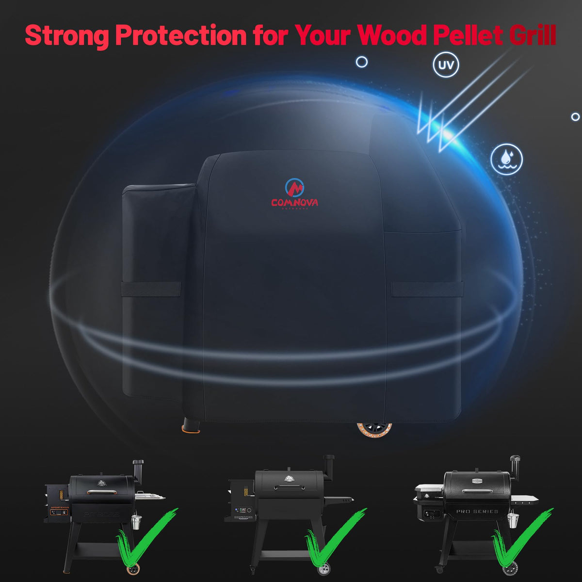 M COMNOVA OUTDOORS easy-clean surface dries quickly for hassle-free maintenance.