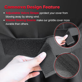 Comnova Outdoors easy-on-off design simplifies setup and removal