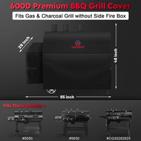 Comnova Outdoors cover fits Char Griller 5050 model for precise protection