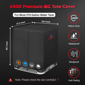 Comnova Outdoors cover shows front zipper for quick installation and removal.