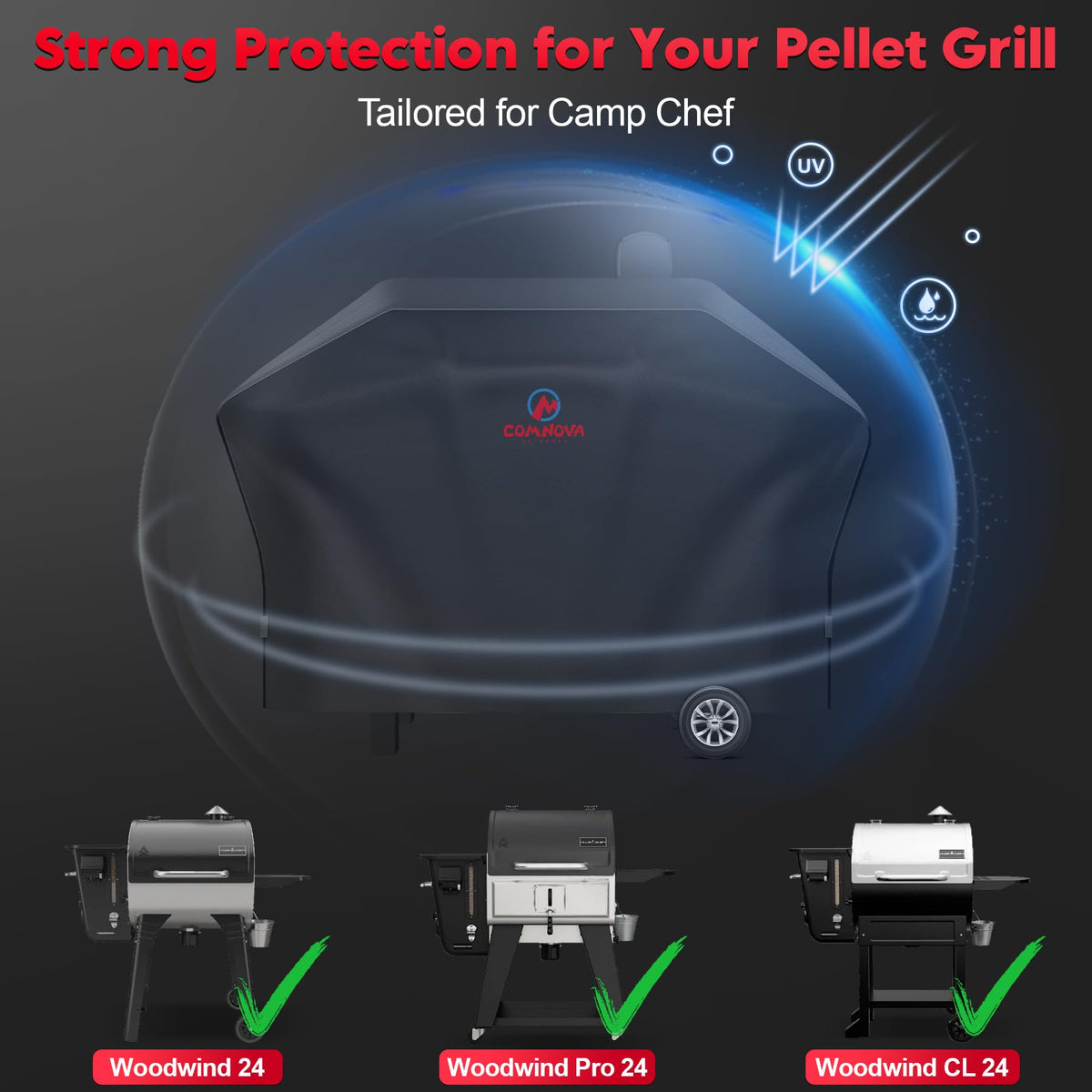 Comnova PG24B cover shields against dust and moisture for PG24B.