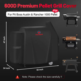 Comnova cover with adjustable Velcro sides securing a snug fit