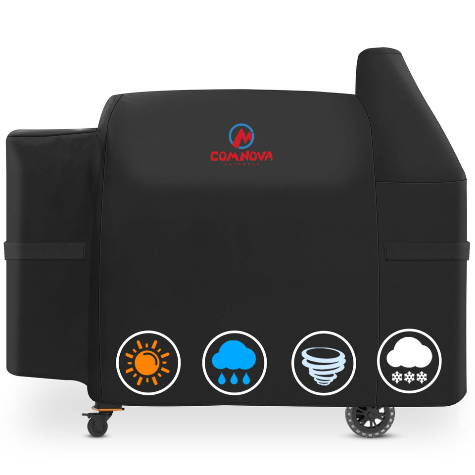 Comnova 62-inch pellet grill cover for Pit Boss Austin XL protecting against rain and sun