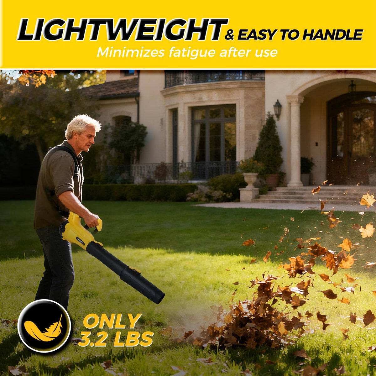 COMOWARE extension tube enhances reach for hard-to-reach areas.