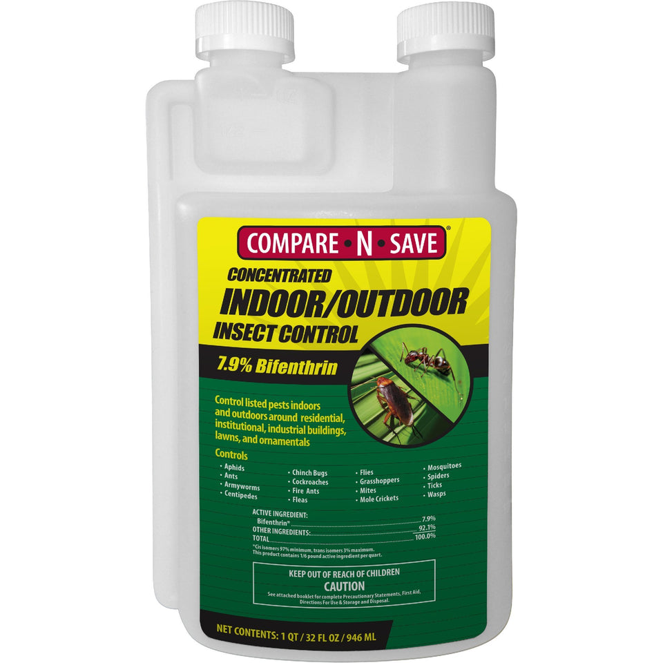 Compare-N-Save concentrate bottle pour for easy indoor and outdoor use