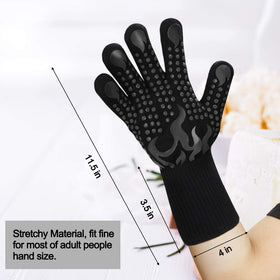 Comsmart BBQ gloves feature aramid protection for added finger and hand safety