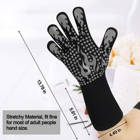 Comsmart BBQ Gloves extended-wrist protection during oven or grill tasks