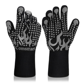 Comsmart BBQ Gloves show heat resistance up to 1472°F for safe grilling