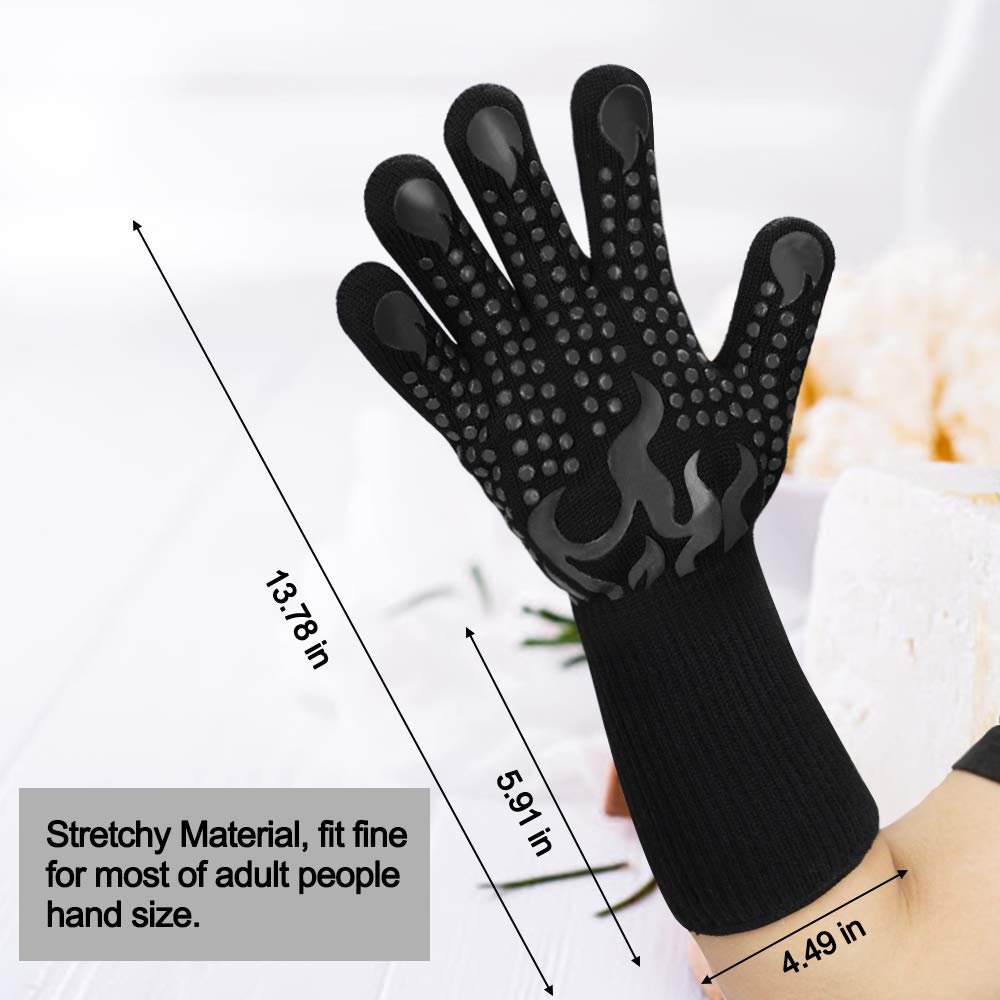 Comsmart long cuff design covers palms and wrists for extra safety.